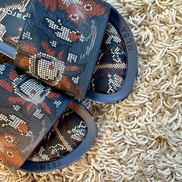 Y/Project Melissa Slide Sandals Slippers Navy Women’s Size 8 US / 39 EUR - Picture 3 of 11